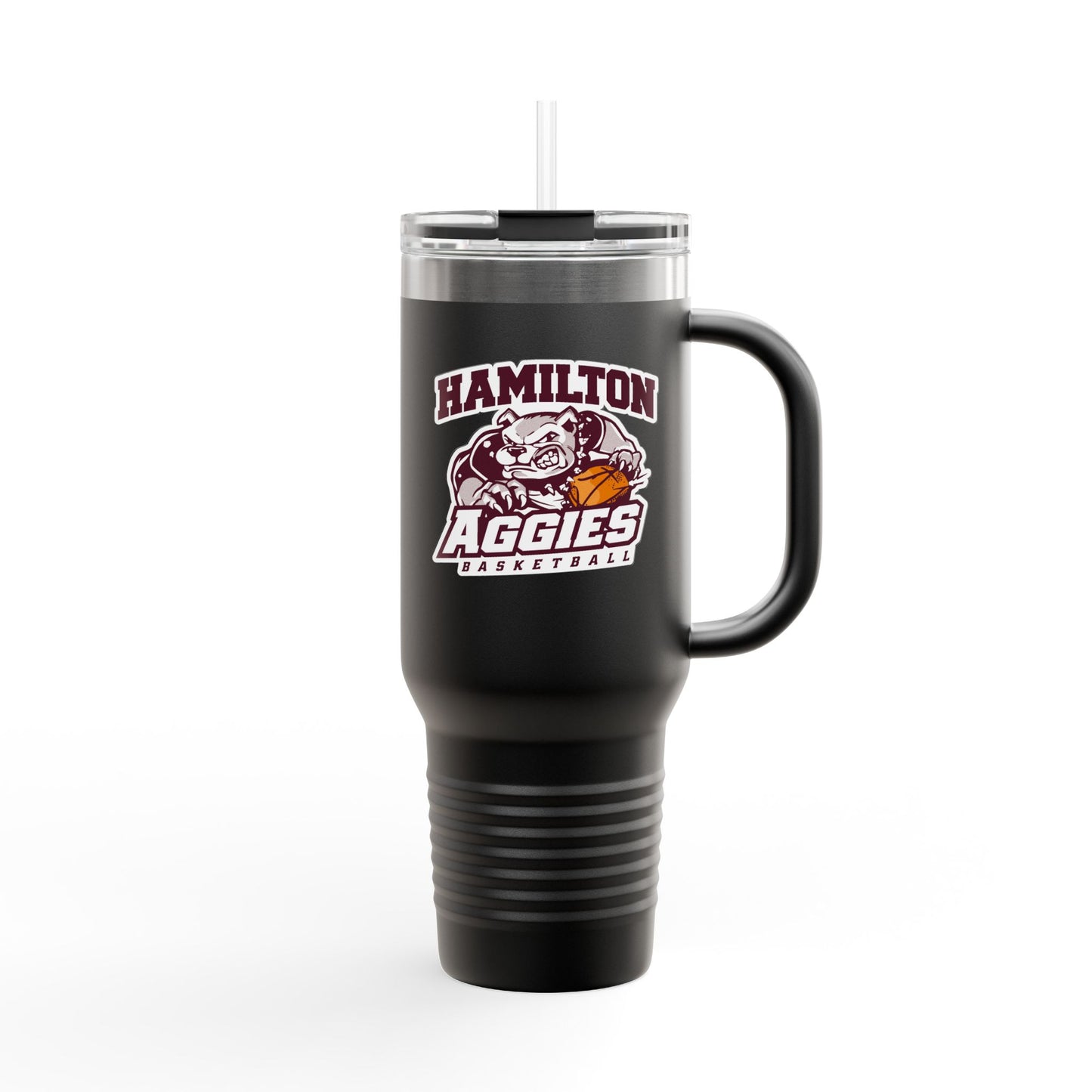 40oz Insulated Tumbler \ Hamilton Aggies Basketball \ HABB1