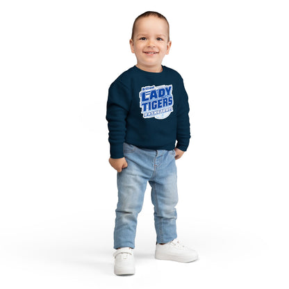 Toddler Crewneck Sweatshirt \ Brilliant Tigers Basketball \ BTBKG2
