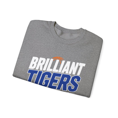 Adult Crewneck Sweatshirt \ Brilliant Tigers Basketball \ BTBK1