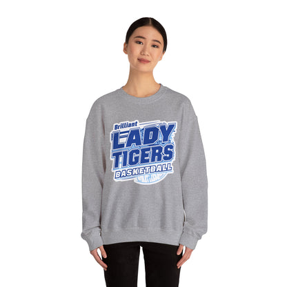 Adult Crewneck Sweatshirt \ Brilliant Tigers Basketball \ BTBKG2