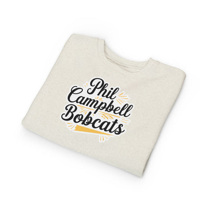 Toddler Crewneck Sweatshirt \ Phil Campbell Bobcats \ PCBG2