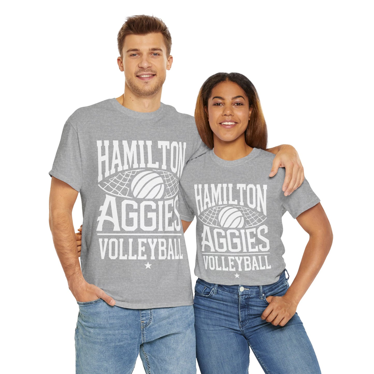 Adult Tee \ Hamilton Aggies Volleyball \ HAV2