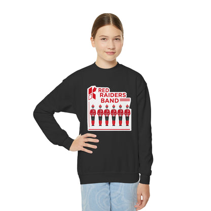 Youth Crewneck Sweatshirt \ Marion County Red Raiders Band \ MCB1
