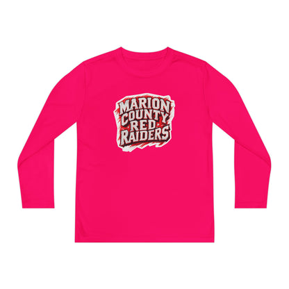 Youth Long Sleeve Tee \ Marion County Red Raiders \ MC1