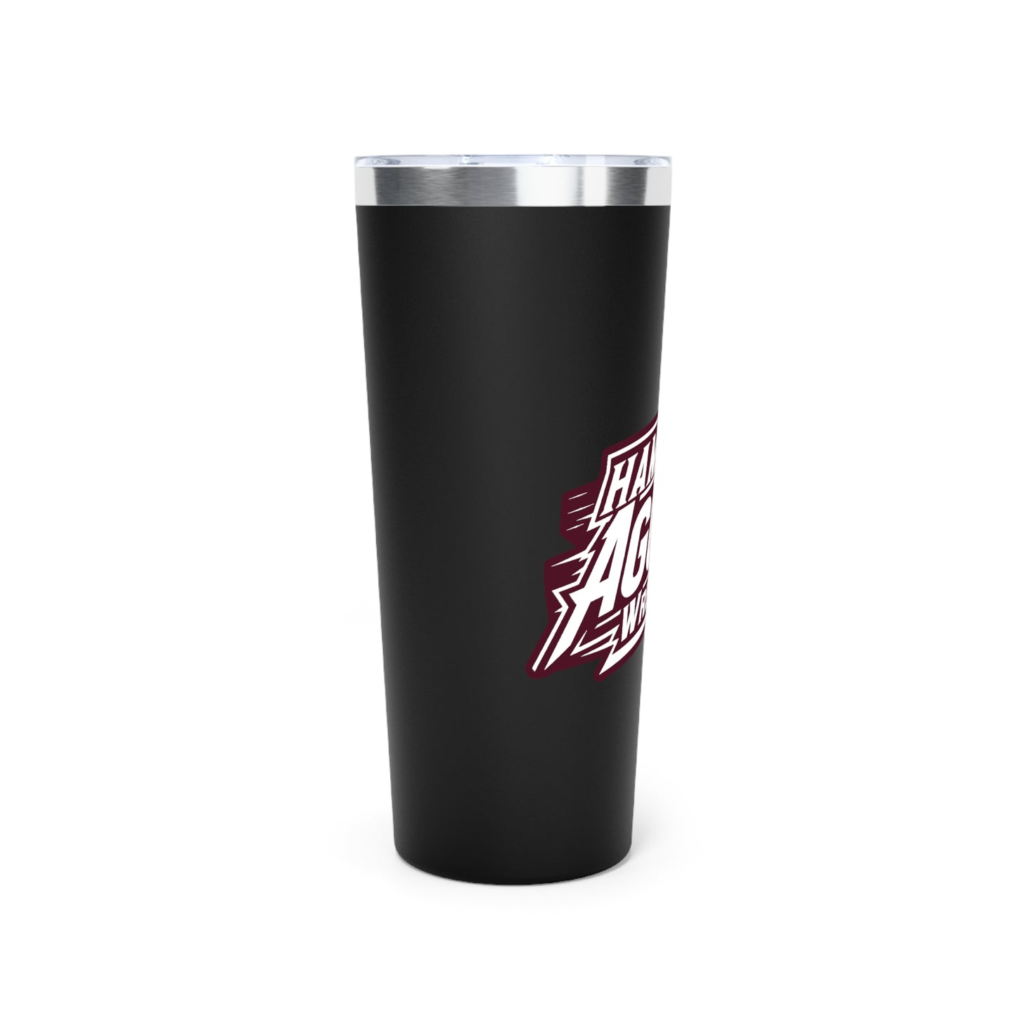 22oz Copper Insulated Tumbler \ Hamilton Aggies Wrestling \ HAW1