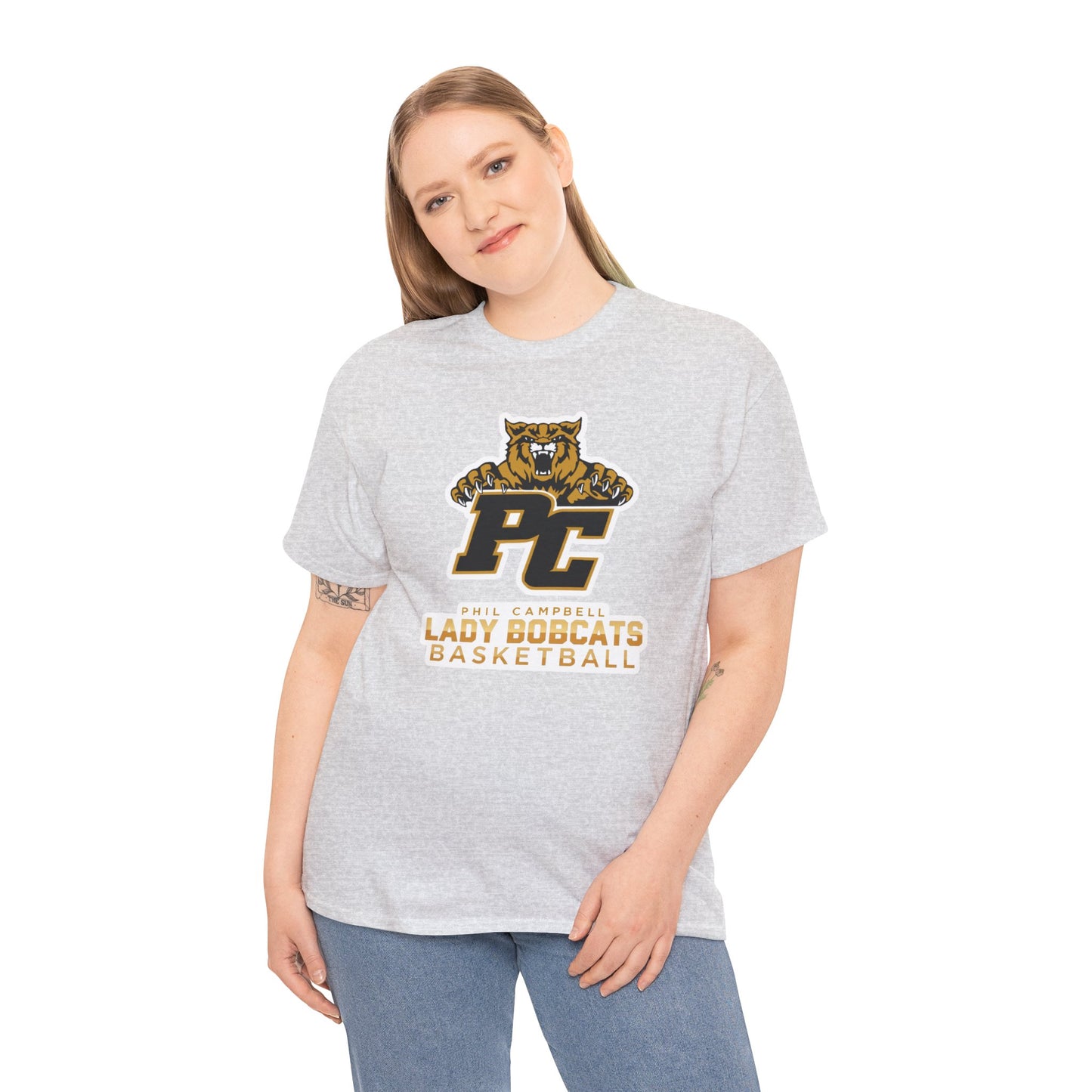 Adult Tee \ Phil Campbell Bobcats Basketball \ PCBBKG1