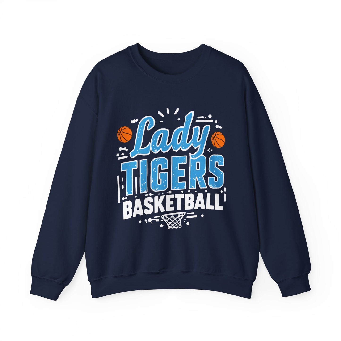 Adult Crewneck Sweatshirt \ Brilliant Tigers Basketball \ BTBKG1