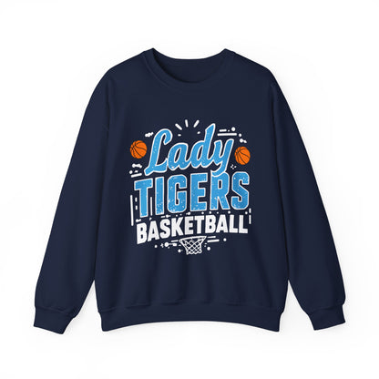 Adult Crewneck Sweatshirt \ Brilliant Tigers Basketball \ BTBKG1