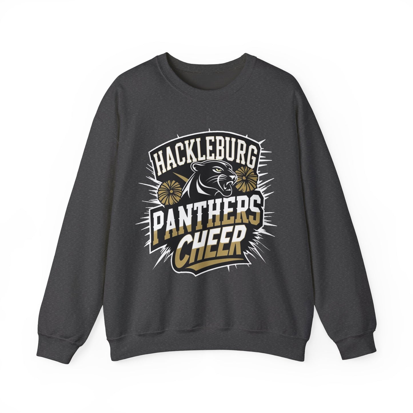 Adult Crewneck Sweatshirt \ Hackleburg Panthers Cheer \ HPC1