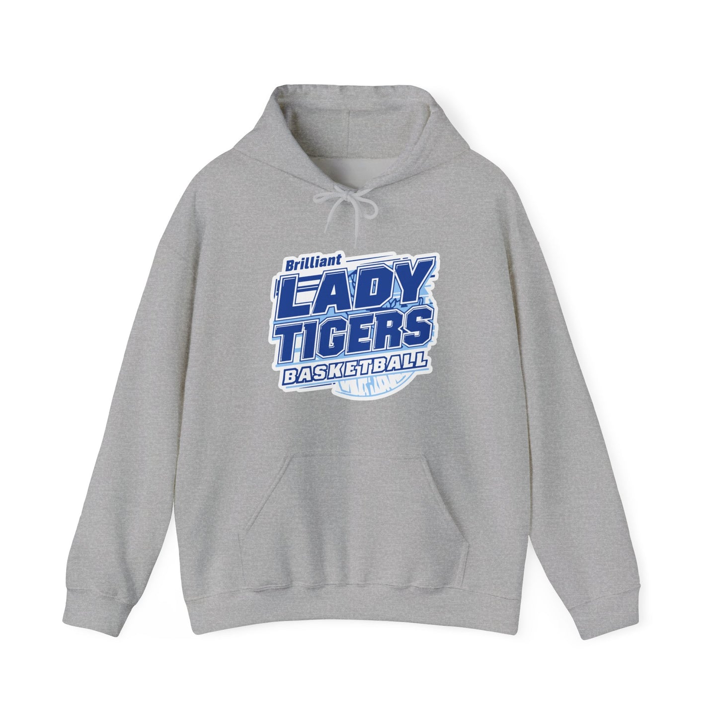 Adult Hoodie Sweatshirt \ Brilliant Tigers Basketball \ BTBKG2
