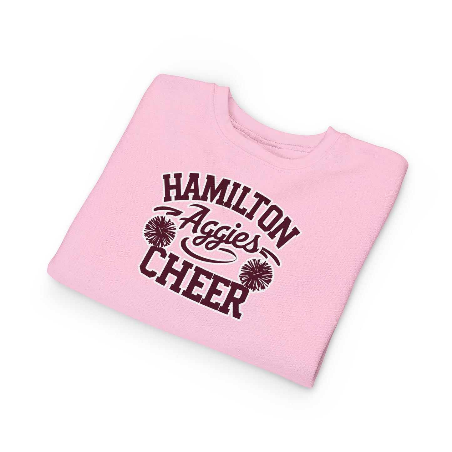 Toddler Crewneck Sweatshirt \ Hamilton Aggies Cheer \ Style HAC2