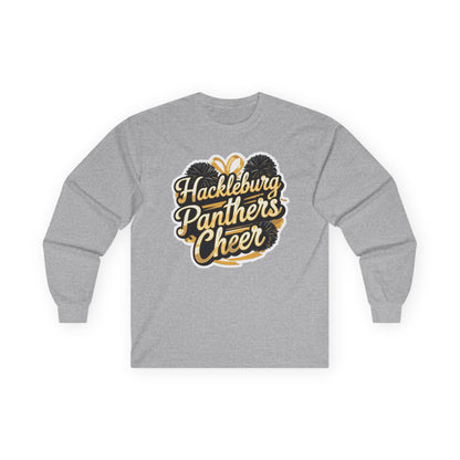 Adult Long Sleeve Tee \ Hackleburg Panthers Cheer \ HPC2