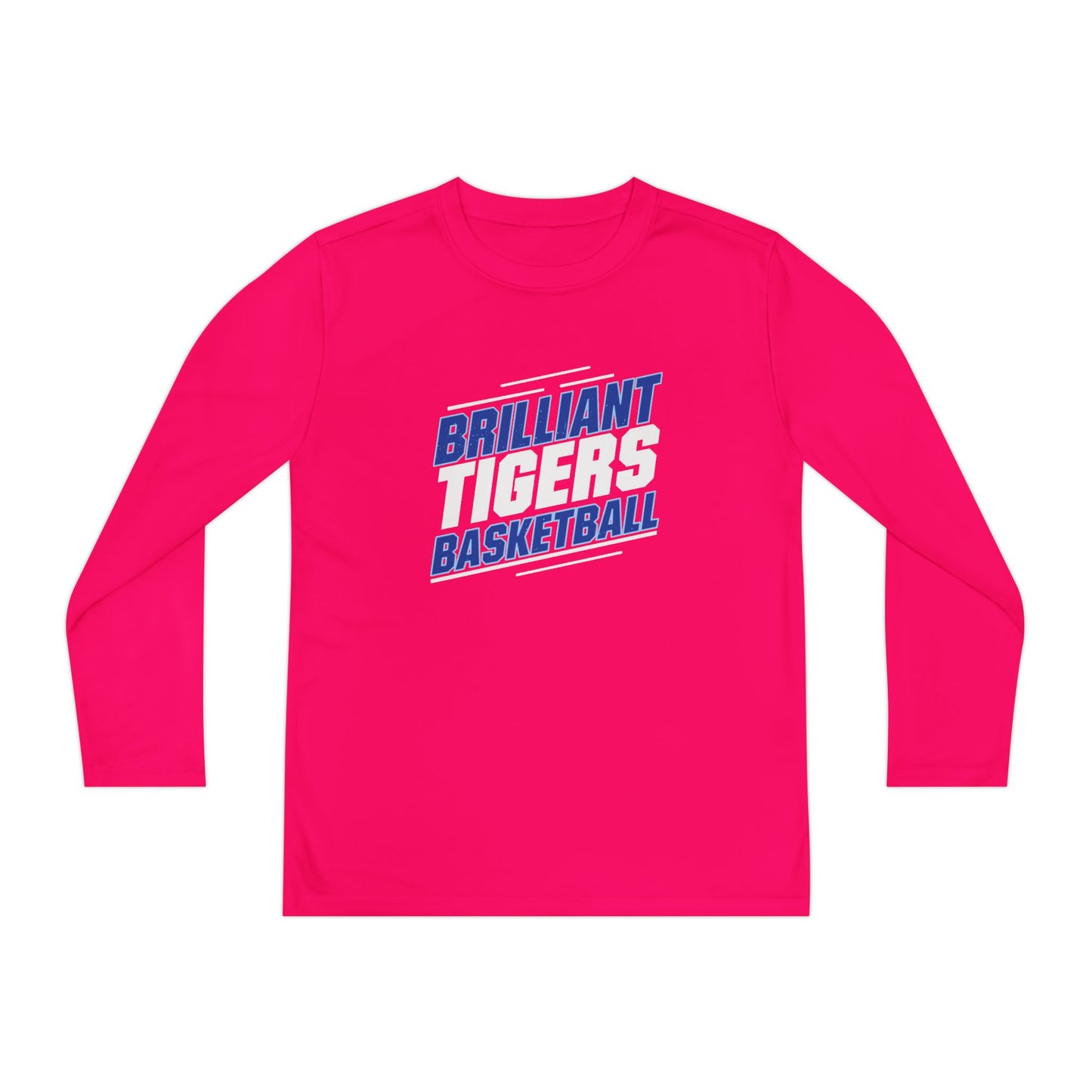 Youth Long Sleeve Tee \ Brilliant Tigers Basketball \ BTBK2