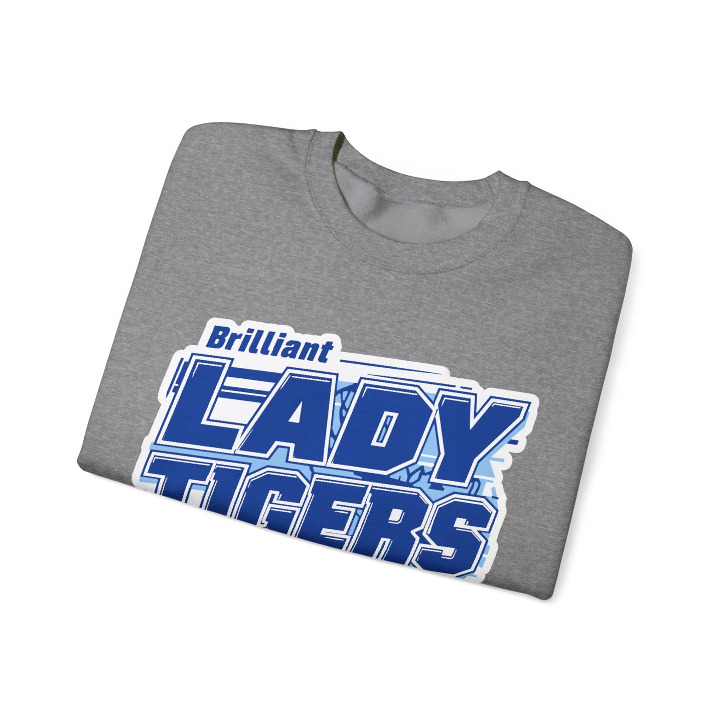 Adult Crewneck Sweatshirt \ Brilliant Tigers Basketball \ BTBKG2