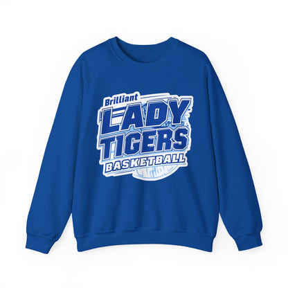 Adult Crewneck Sweatshirt \ Brilliant Tigers Basketball \ BTBKG2