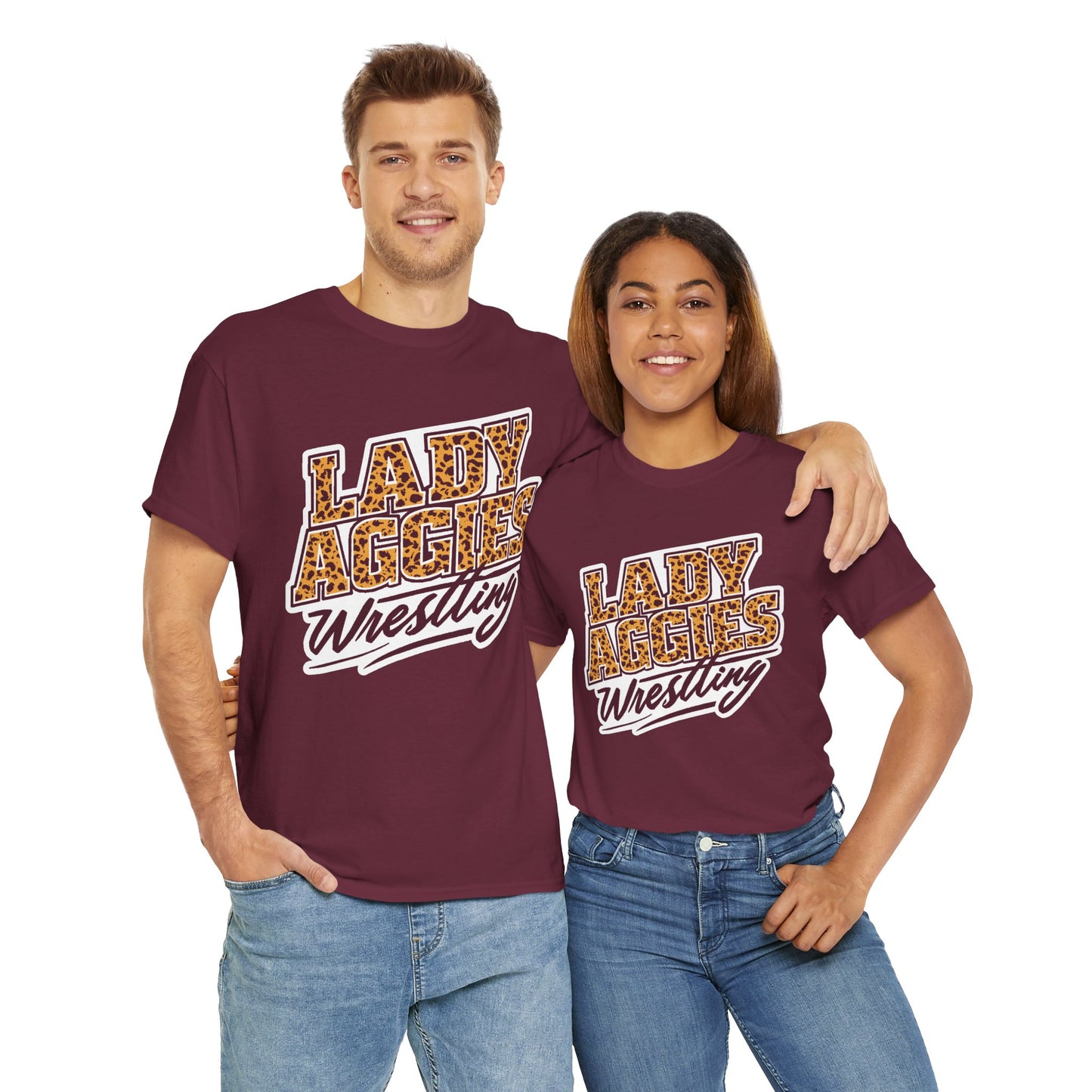 Adult Tee \ Hamilton Aggies Wrestling \ HAWG3