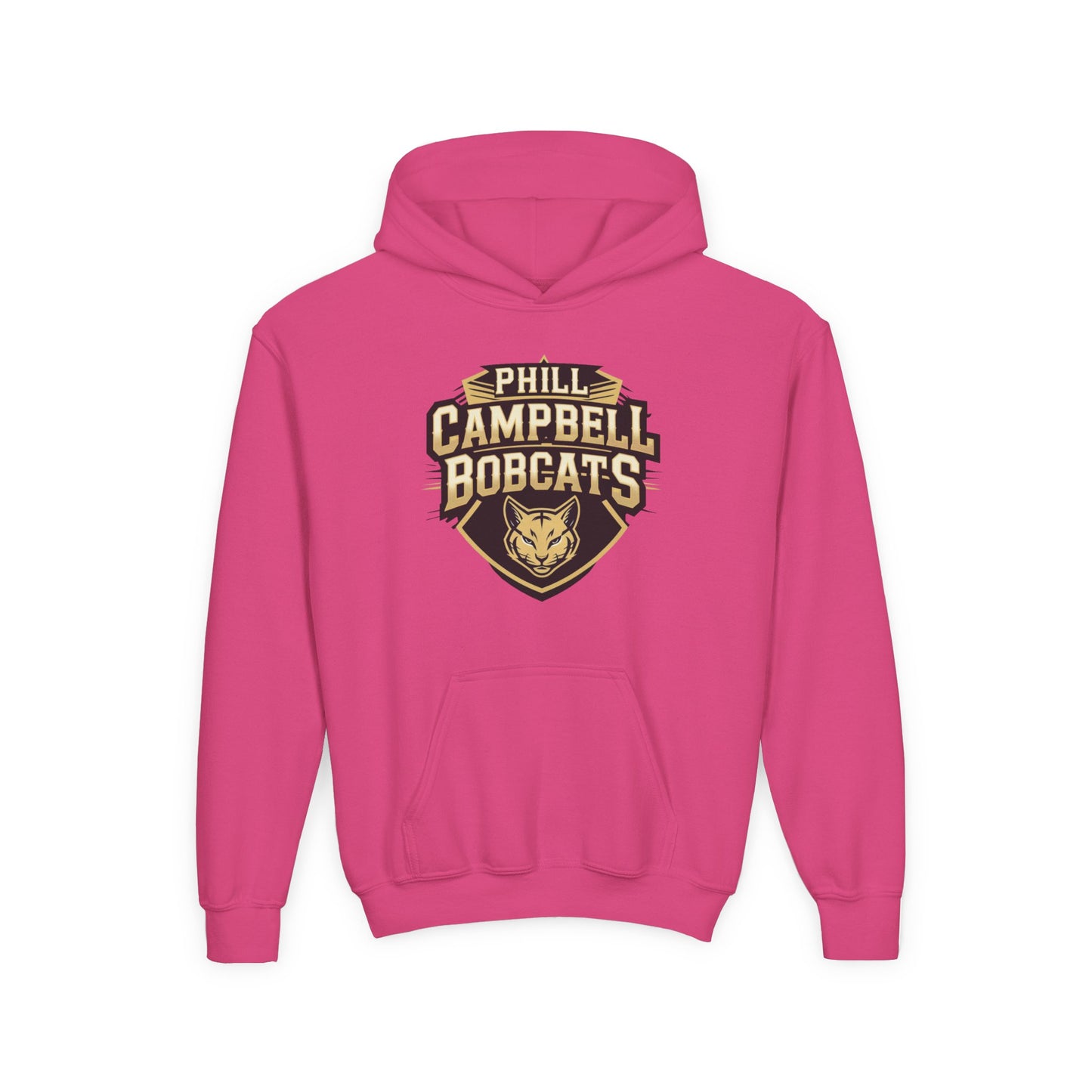 Youth Hoodie Sweatshirt \ Phill Campbell Bobcats \ PCB1