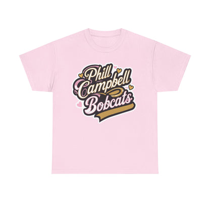 Adult Tee \ Phill Campbell Bobcats \ PCBG1