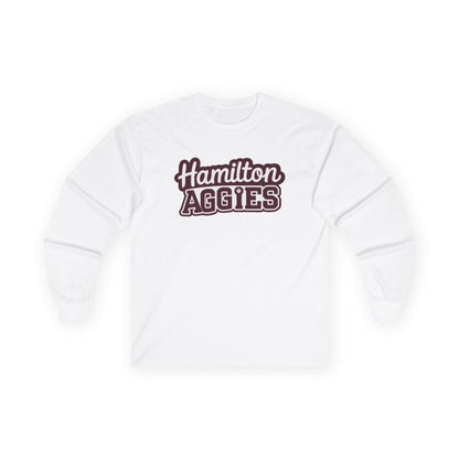 Adult Long Sleeve Tee \ Hamilton Aggies \ HAG2