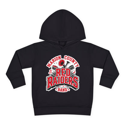 Toddler Hoodie Sweatshirt \ Marion County Red Raiders Band \ MCB2