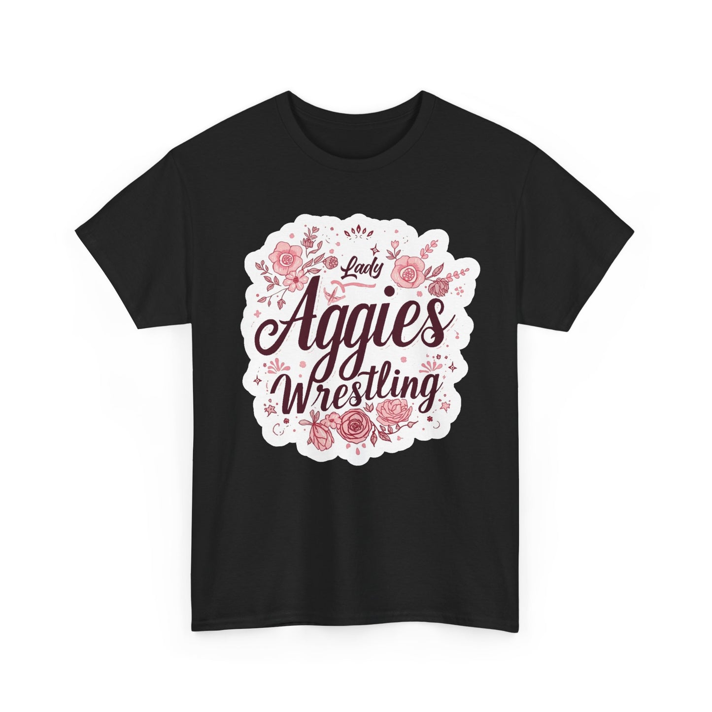 Adult Tee \ Hamilton Aggies Wrestling \ HAWG1