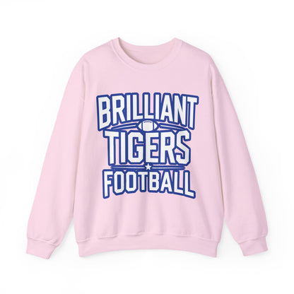 Adult Crewneck Sweatshirt \ Brilliant Tigers Football \ BTF1