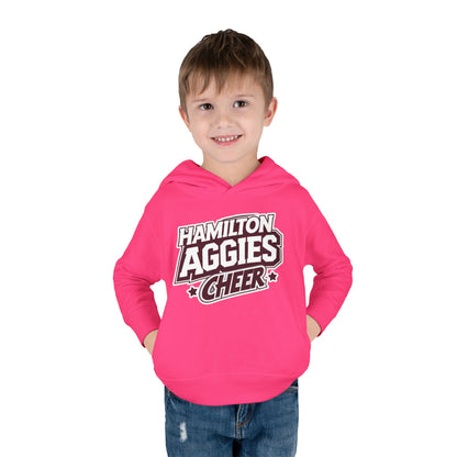 Toddler Hoodie Sweatshirt \ Hamilton Aggies Cheer \ HAC1