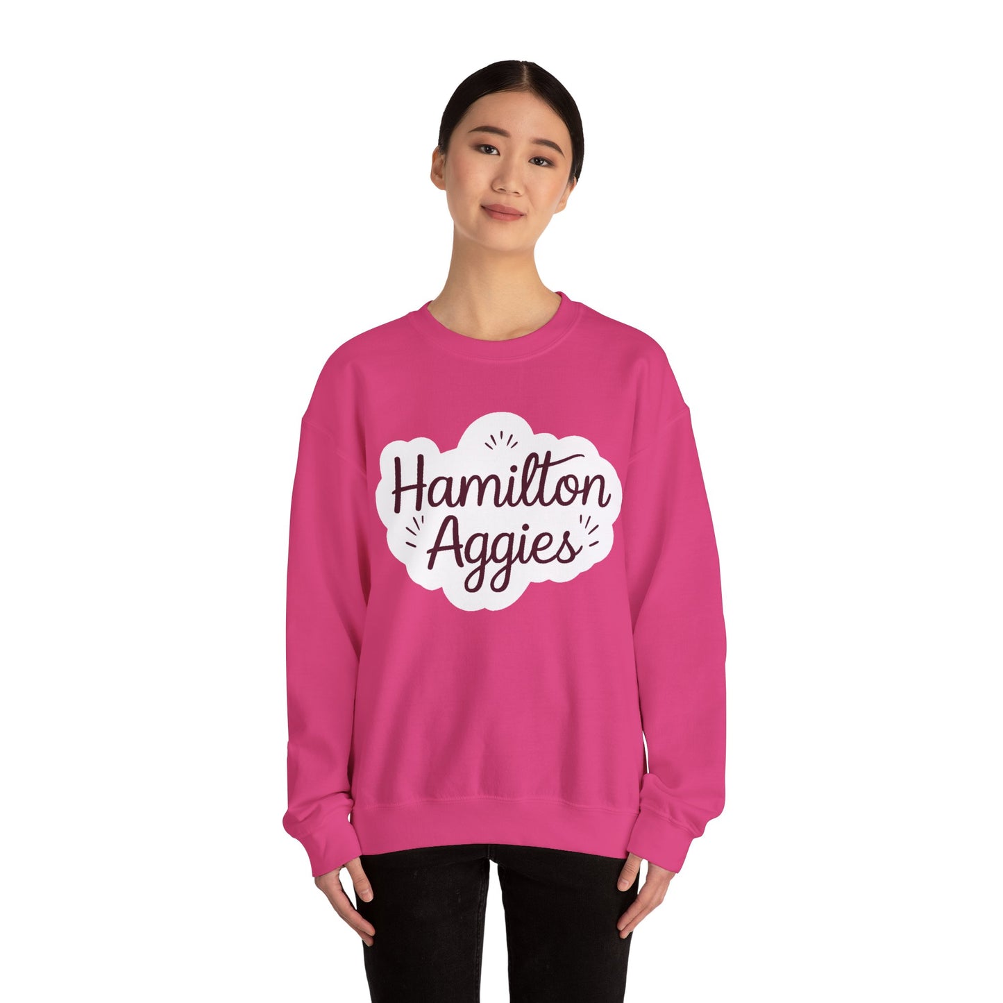 Adult Crewneck Sweatshirt \ Hamilton Aggies \ HAG1