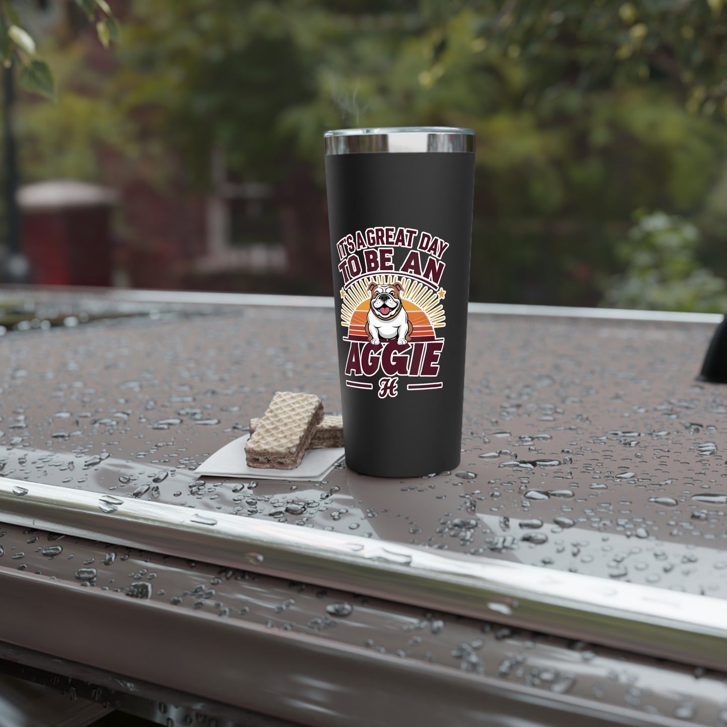 22oz Insulated Copper Tumbler \ It's a Great Day to be an Aggie! \ GDA2