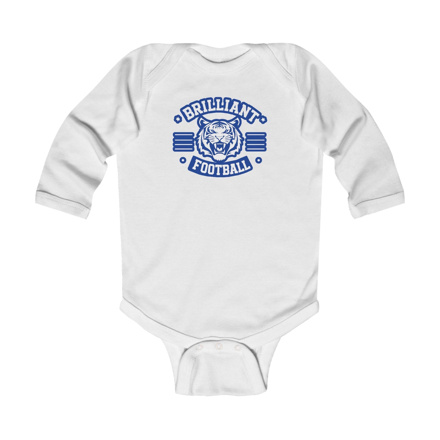 Long Sleeve Baby Bodysuit \ Brilliant Tigers Football \ BTF2