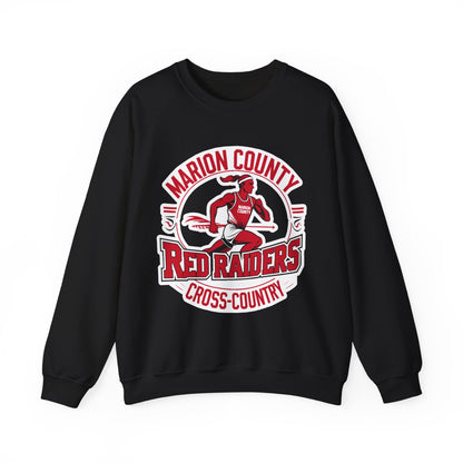 Adult Crewneck Sweatshirt \ Marion County Red Raiders Cross-Country \ MCCC2