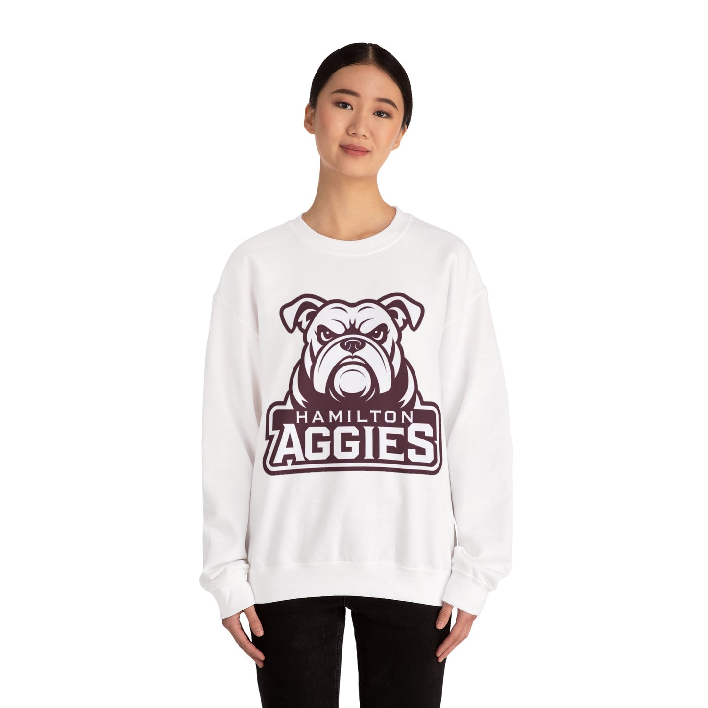 Adult Crewneck Sweatshirt \ Hamilton Aggies \ HA4