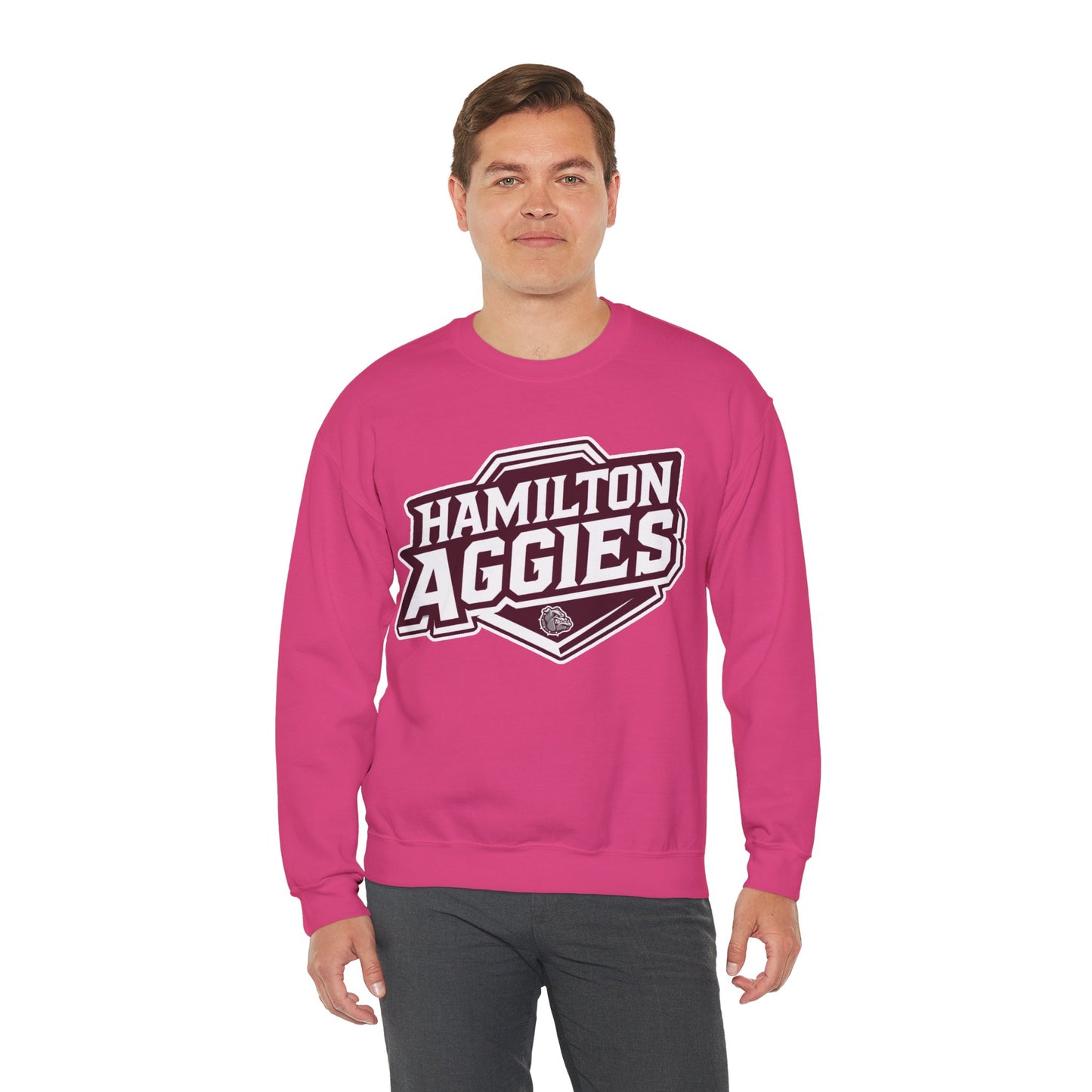 Adult Crewneck Sweatshirt \ Hamilton Aggies \ HA1
