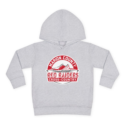 Toddler Hoodie Sweatshirt \ Marion County Red Raiders Cross-Country \ MCCC1