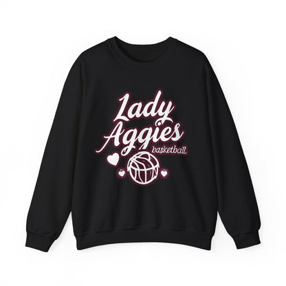 Adult Crewneck Sweatshirt \ Hamilton Aggies Basketball \ HABBG2