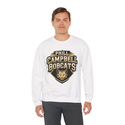 Adult Crewneck Sweatshirt \ Phill Campbell Bobcats \ PCB1