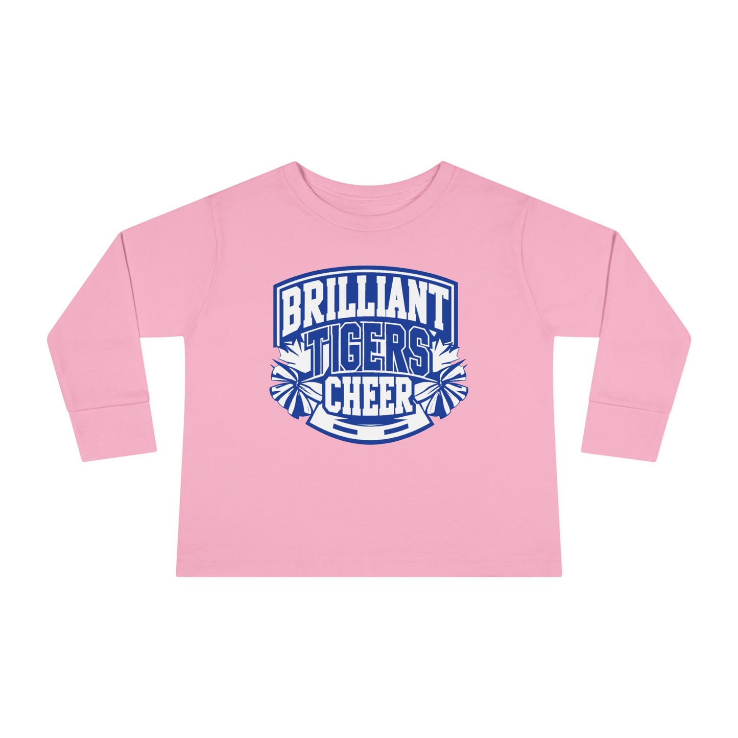 Toddler Long Sleeve Tee \ Brilliant Tigers Cheer \ BTC1