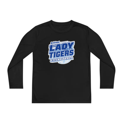 Youth Long Sleeve Tee \ Brilliant Tigers Basketball \ BTBKG2
