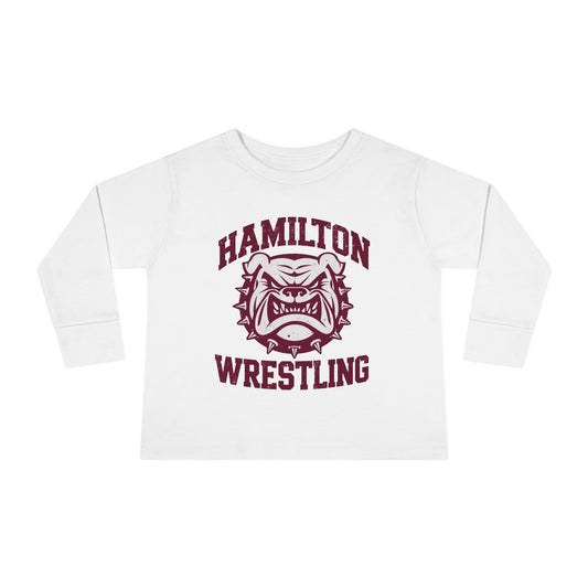 Toddler Long Sleeve Tee \ Hamilton Aggies Wrestling \ HAW2