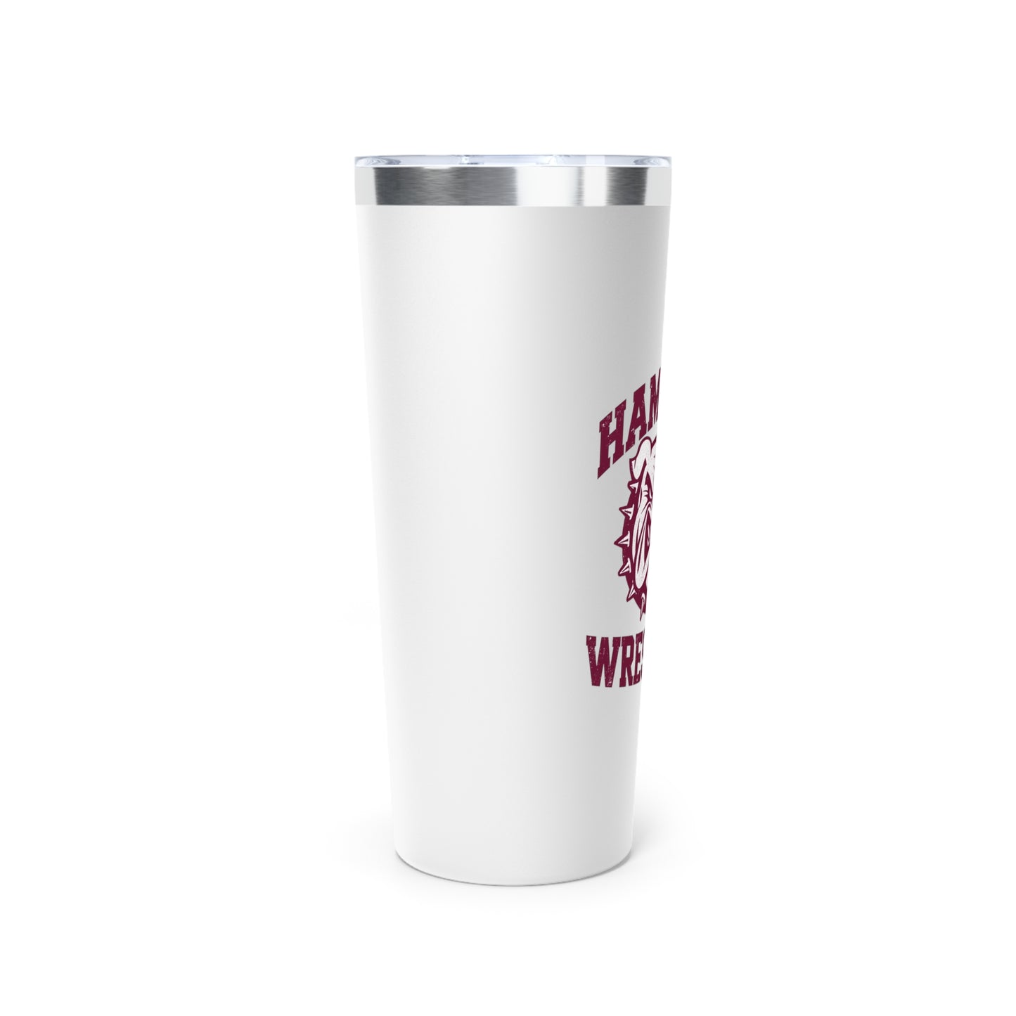 22oz Copper Insulated Tumbler \ Hamilton Aggies Wrestling \ HAW2