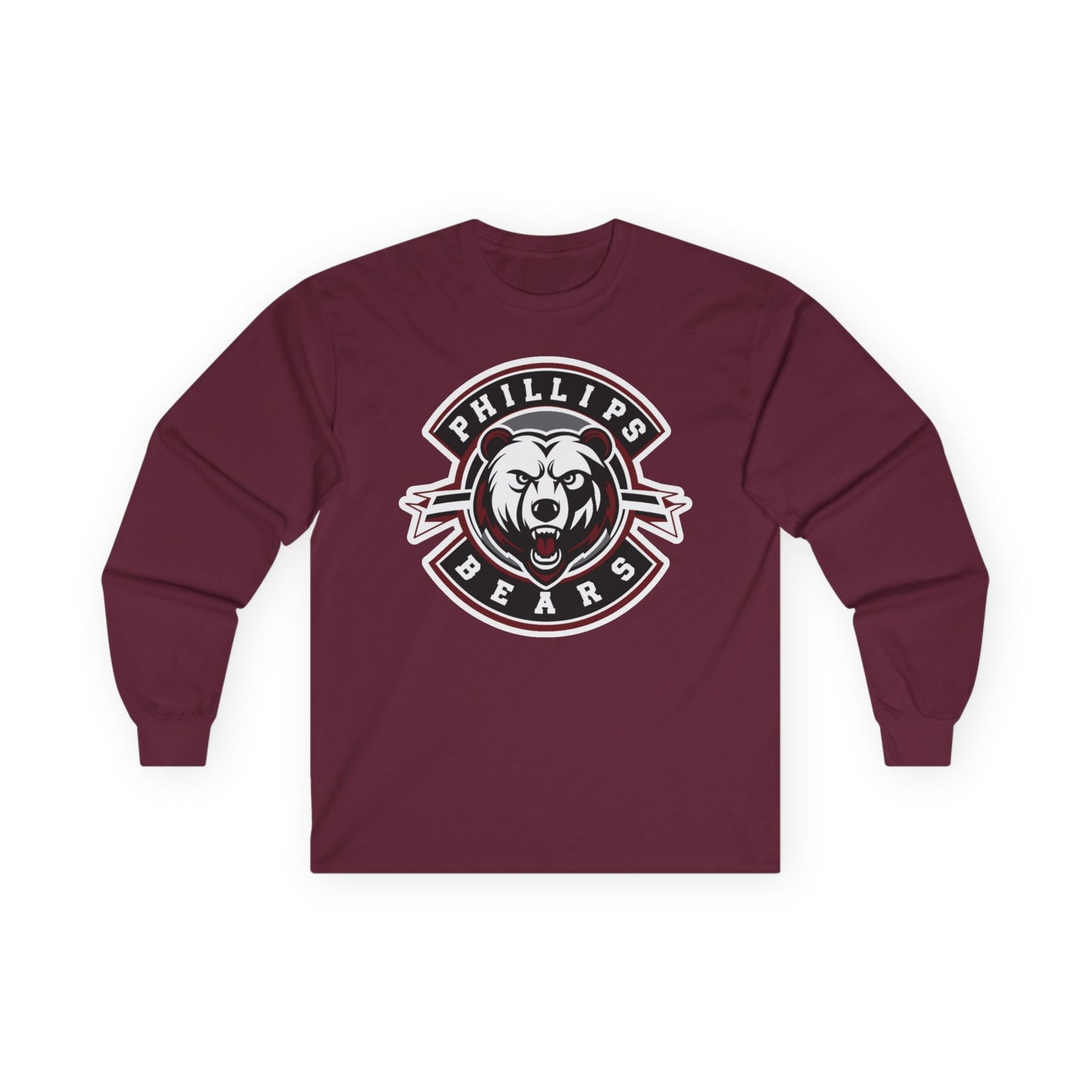 Adult Long Sleeve Tee \ Phillips Bears \ PB1
