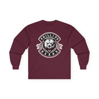 Adult Long Sleeve Tee \ Phillips Bears \ PB1