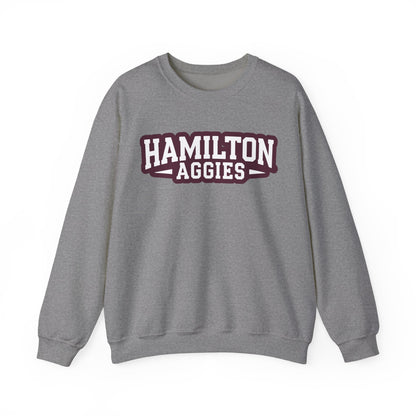 Adult Crewneck Sweatshirt \ Hamilton Aggies \ HA3