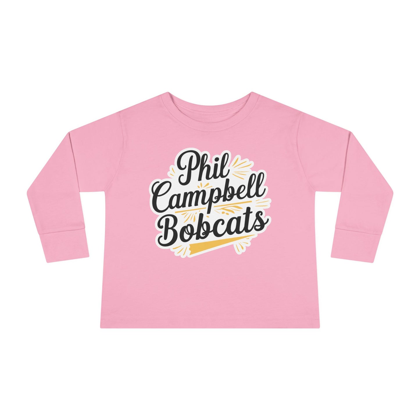 Toddler Long Sleeve Tee \ Phil Campbell Bobcats \ PCBG2