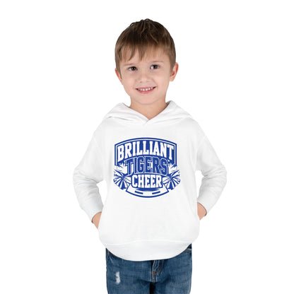 Toddler Hoodie Sweatshirt \ Brilliant Tigers Cheer \ BTC1