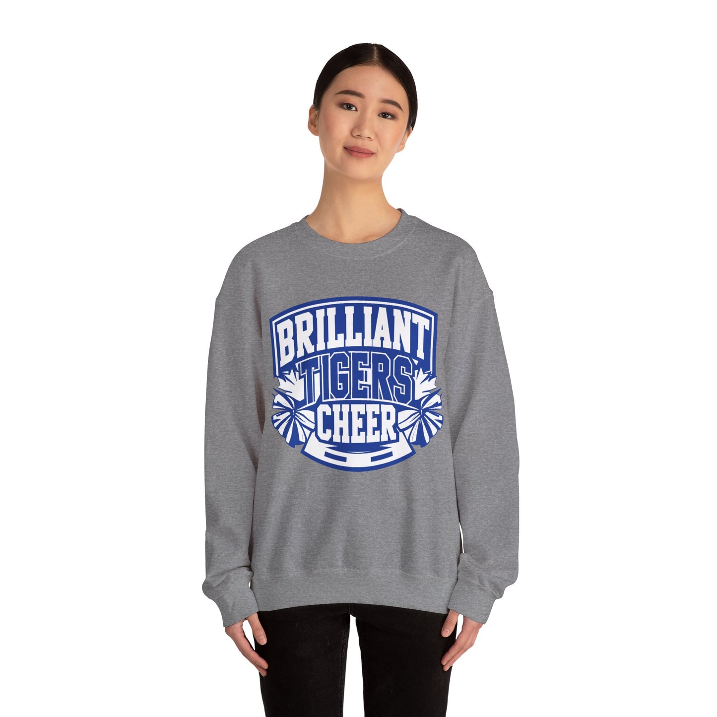 Adult Crewneck Sweatshirt \ Brilliant Tigers Cheer \ BTC1