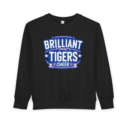 Toddler Crewneck Sweatshirt \ Brilliant Tigers Cheer \ BTC2