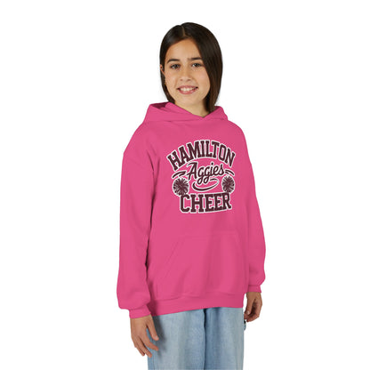 Youth Hoodie Sweatshirt \ Hamilton Aggies Cheer \ Style HAC2