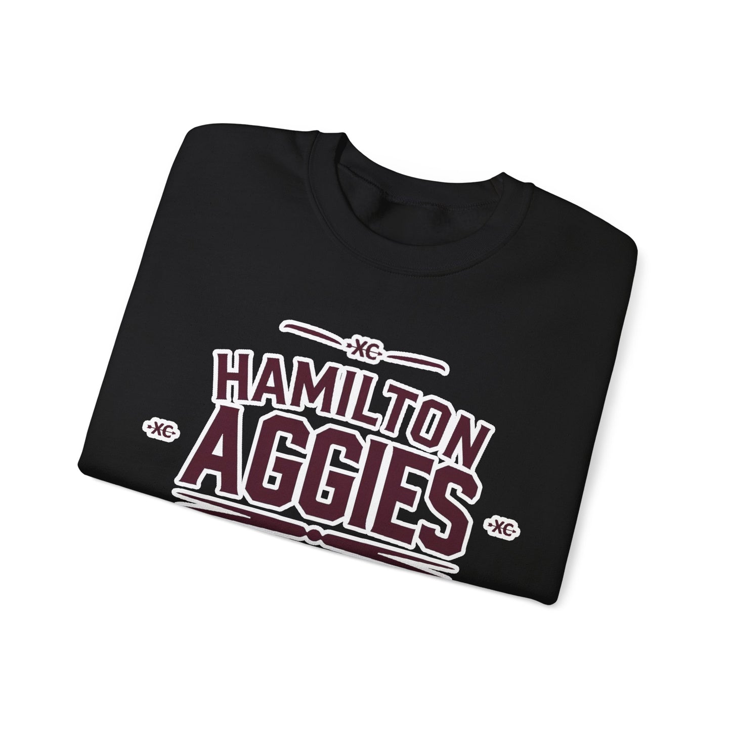 Adult Crewneck Sweatshirt \ Hamilton Aggies Cross-Country \ HCC1