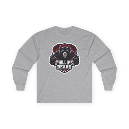 Adult Long Sleeve Tee \ \ Phillips Bears \ PB2